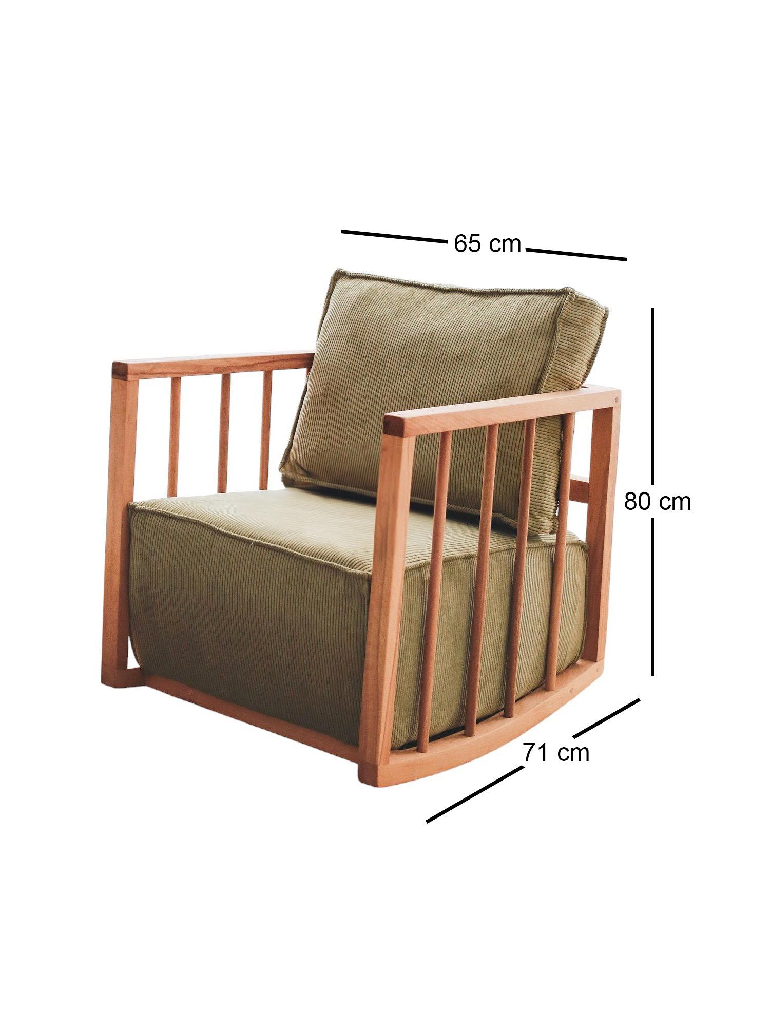 Sallanan Kindersessel Khaki 3