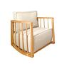 Rocking children's chair Teddy White 0