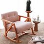 Nini Sallanan Kindersessel Cord Rosa 1