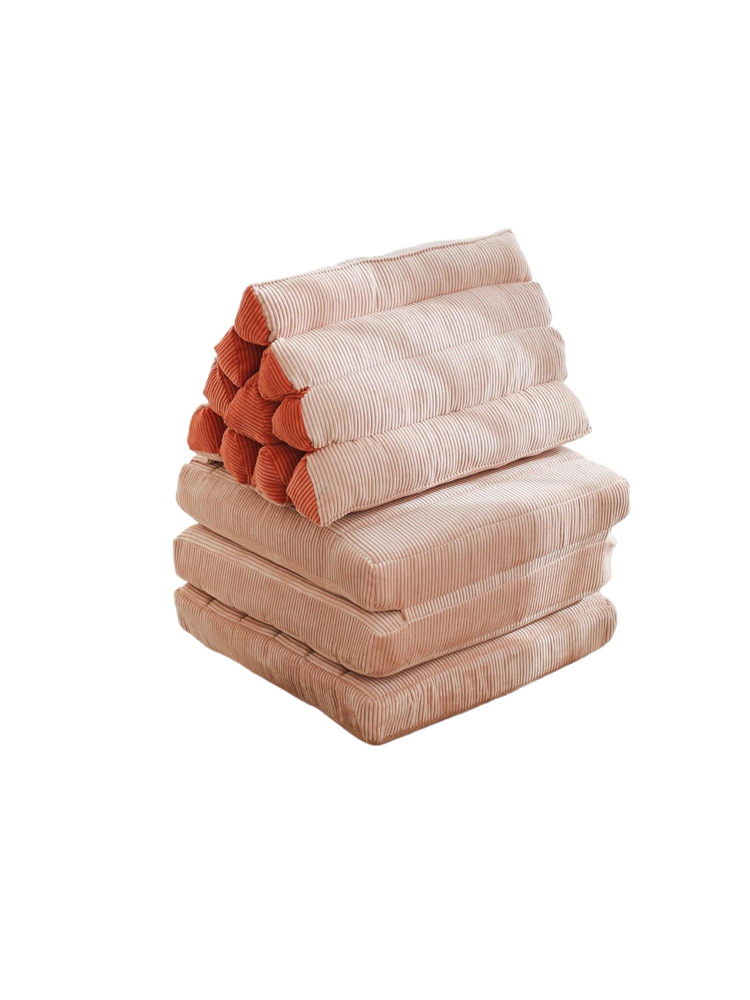 The Keyf Foldable Pillow Velvet Pink 5