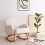 Yoko Armchair Velvet White 1