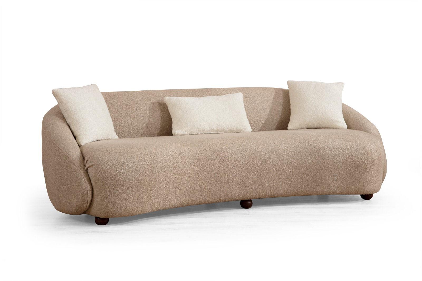 Napoli 3-seater sofa Brown 2