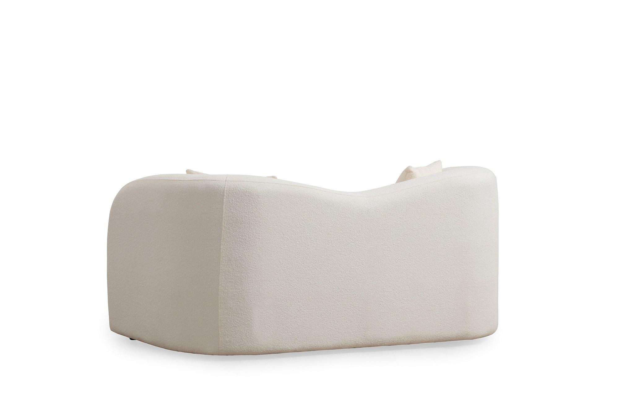 Asos 2-seater sofa cream 4