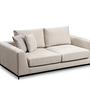 2-seater sofa beige 3