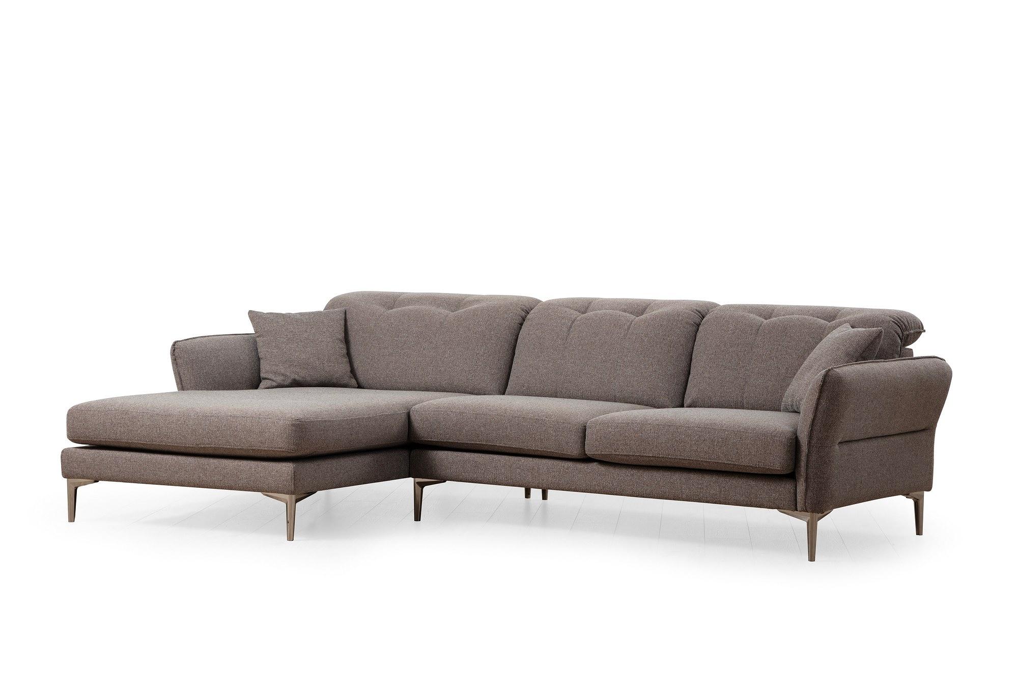 Costor Ecksofa Links Grau 0