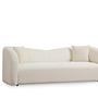 Asos 3-seater sofa cream 4