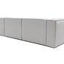 Fora 3-seater sofa light gray 9
