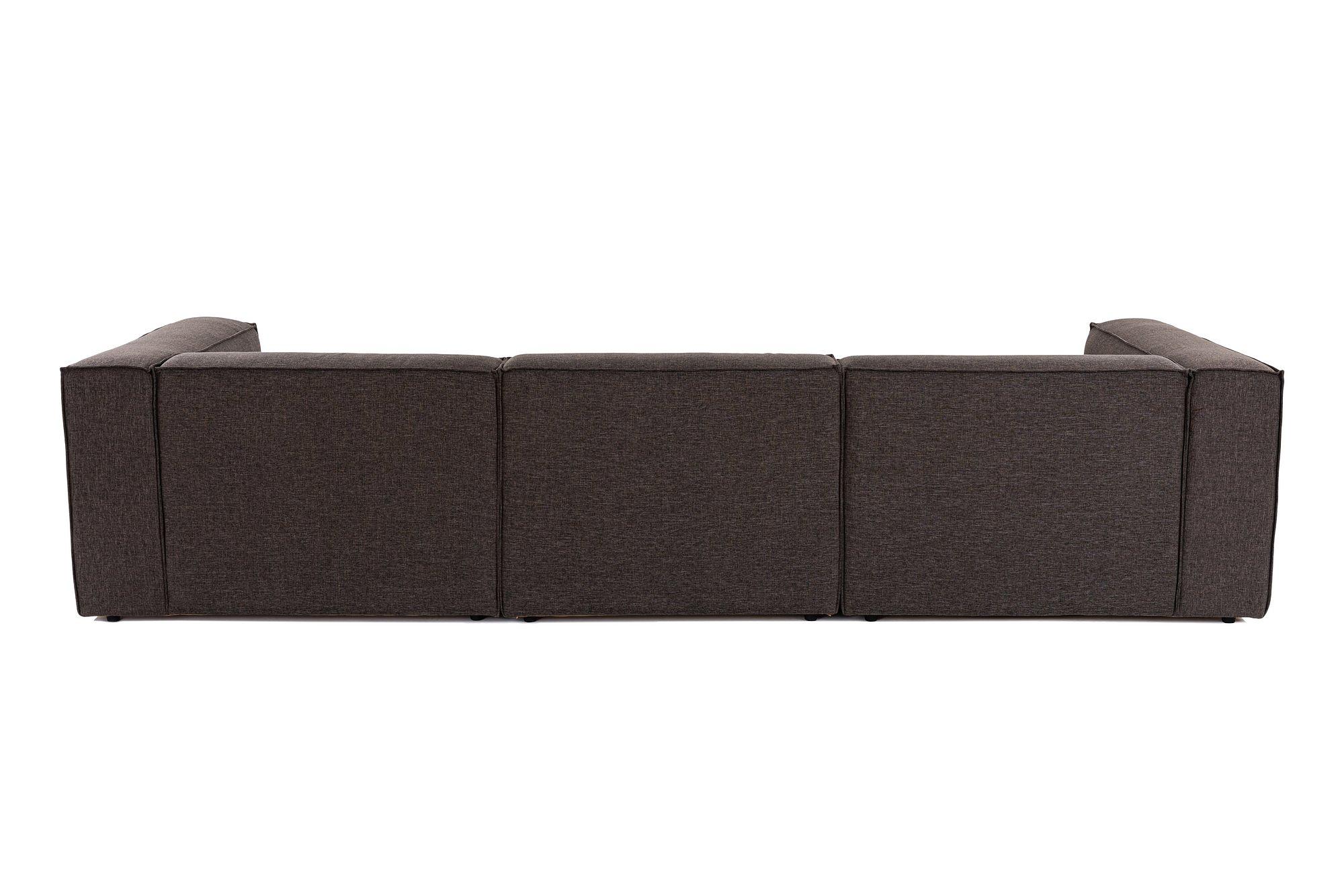 Fora corner sofa dark brown 5