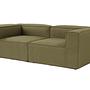 Fora 2-seater sofa green 5