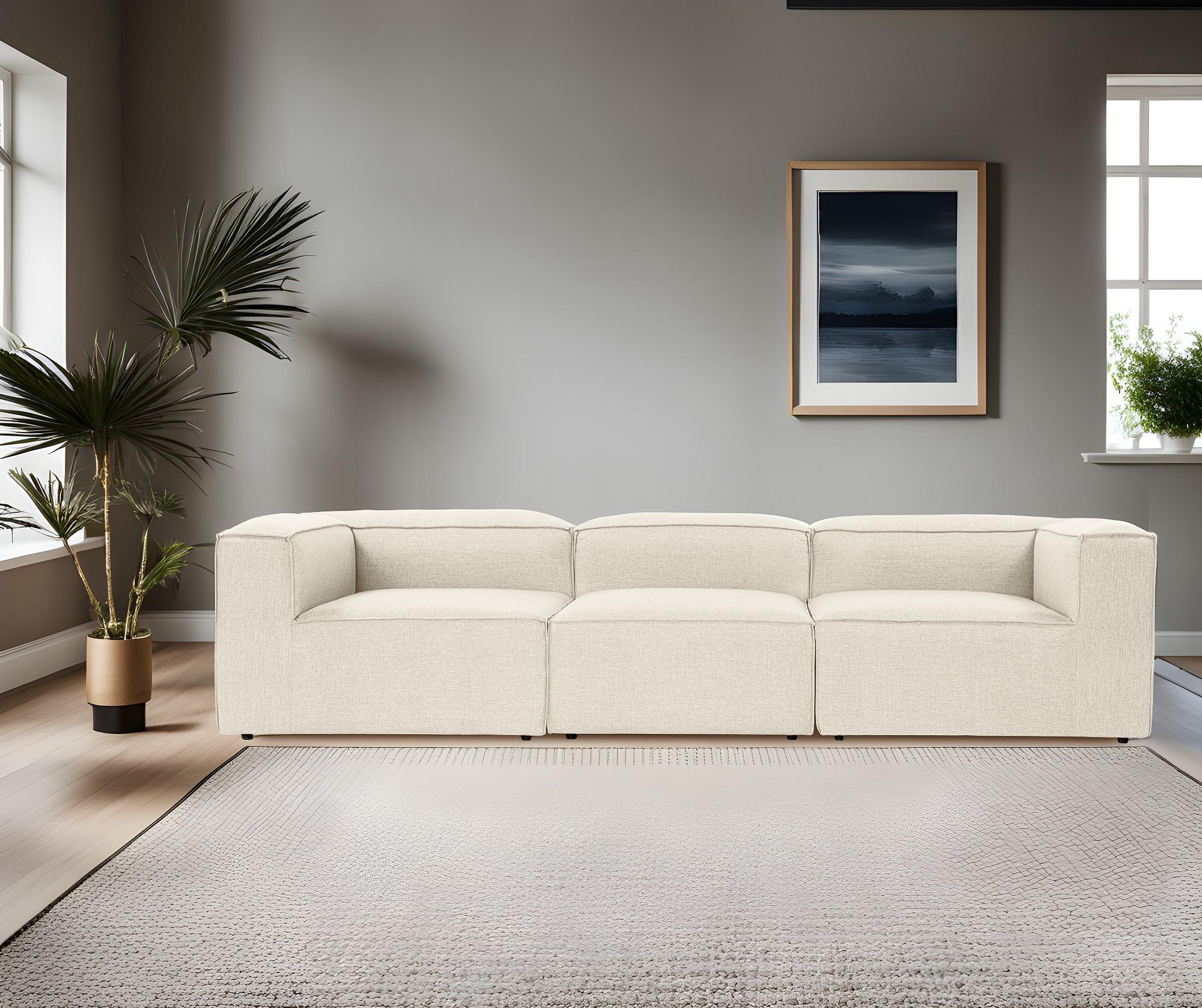 Fora 3-Sitzer Sofa Ecru 2