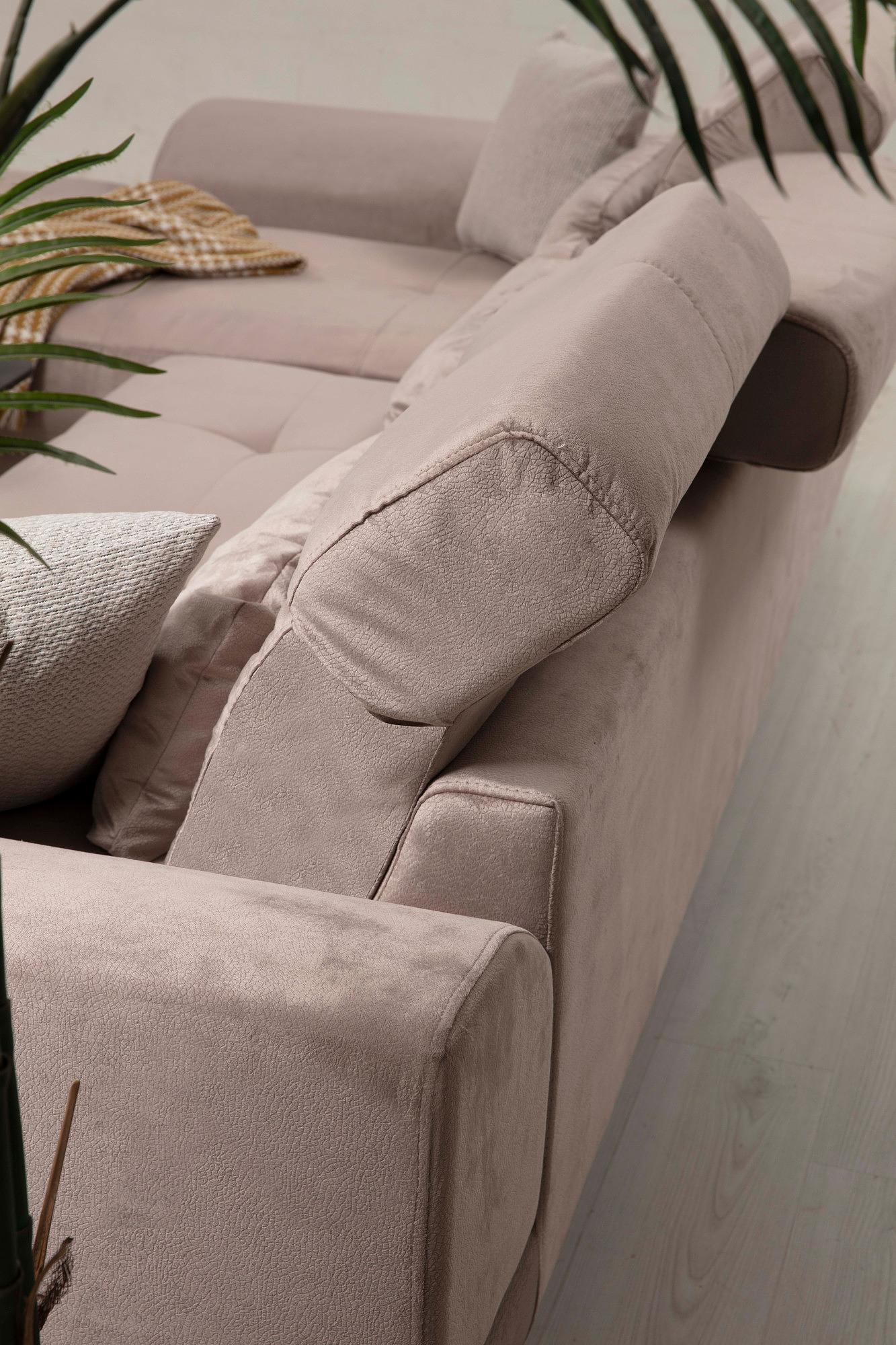 Frido Ecksofa Rechts Beige 5