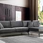 Papira Ecksofa Rechts Anthrazit 1