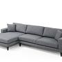 Nordic Corner Sofa Left Grey 4
