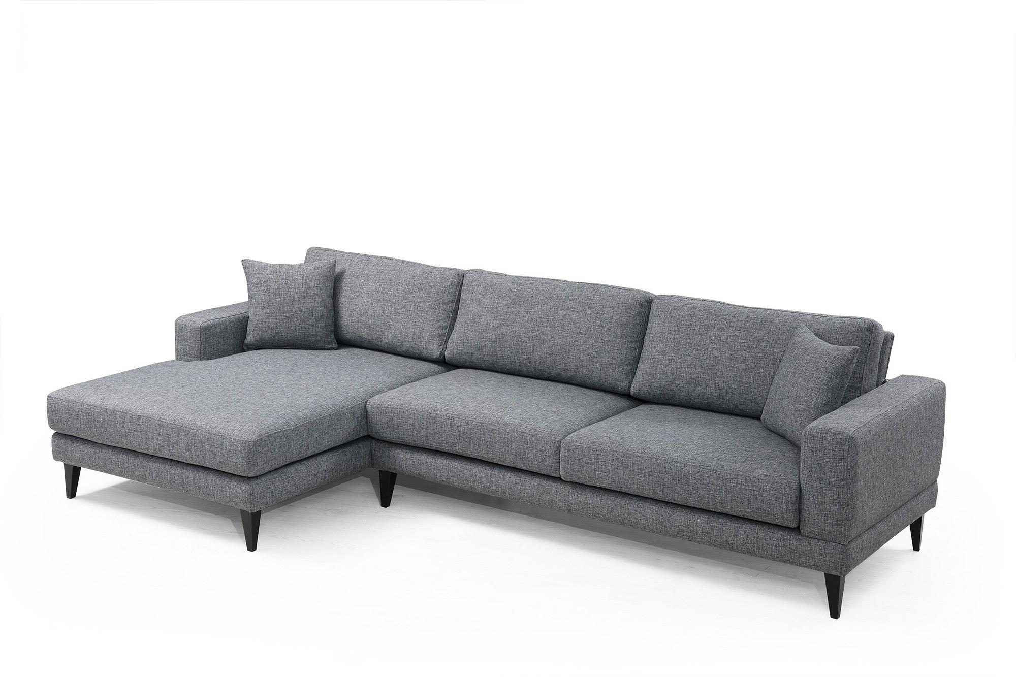 Nordic Corner Sofa Left Grey 4