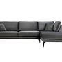Papira Ecksofa Rechts Anthrazit 3