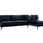 Papira Ecksofa Rechts Marineblau 0