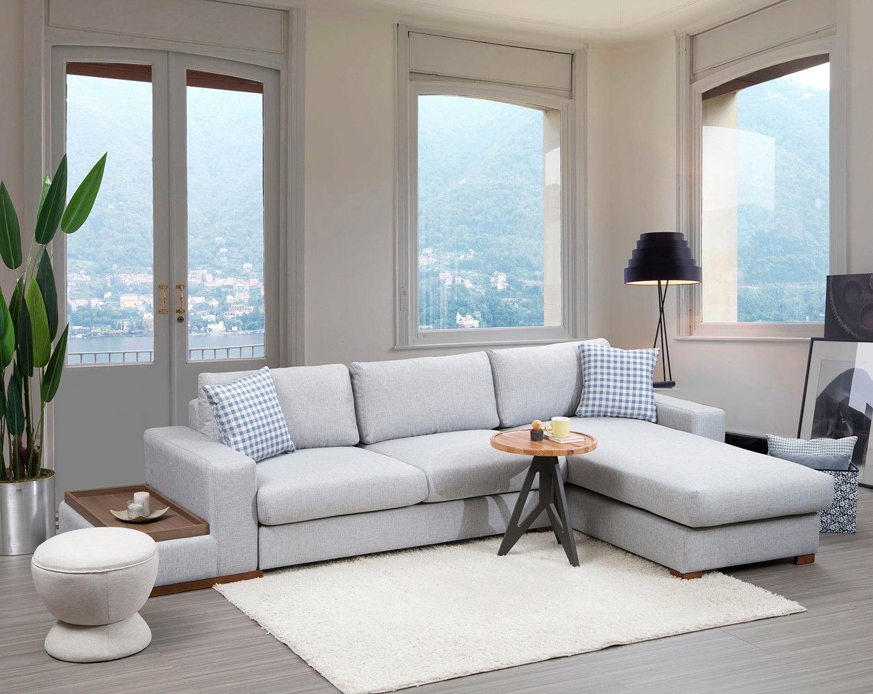 Loop 15 Corner Sofa Grey 1