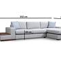 Loop 15 Corner Sofa Grey 6