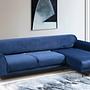 Image Corner Sofa Right Navy Blue 2