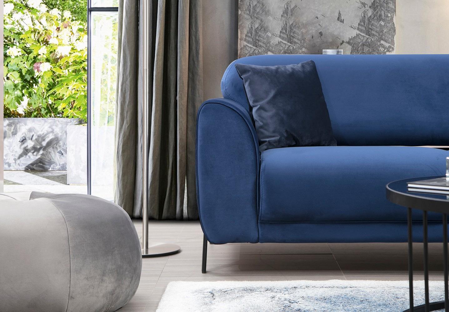 Image Ecksofa Rechts Marineblau 4