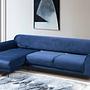 Image Corner Sofa Left Navy Blue 2