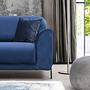 Image Corner Sofa Left Navy Blue 4