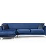 Image Corner Sofa Left Navy Blue 8