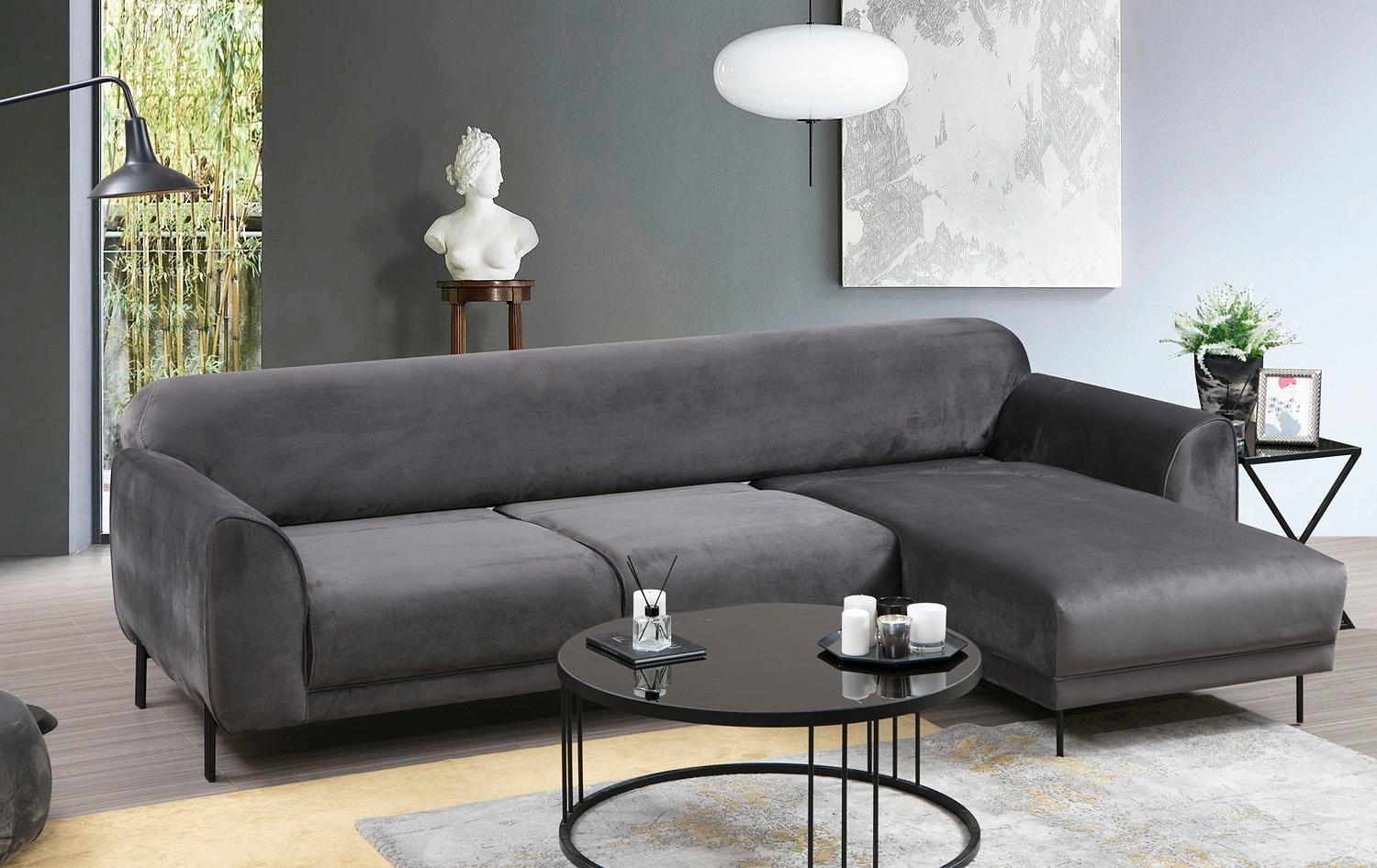 Image Corner Sofa Right Anthracite 2
