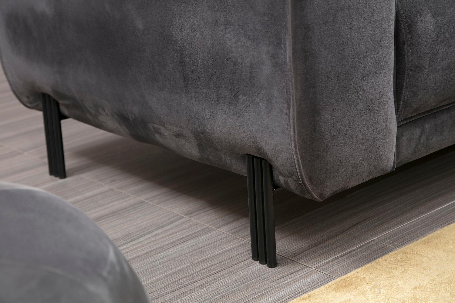 Image Corner Sofa Right Anthracite 4