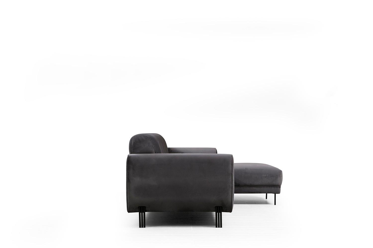 Image Corner Sofa Right Anthracite 9