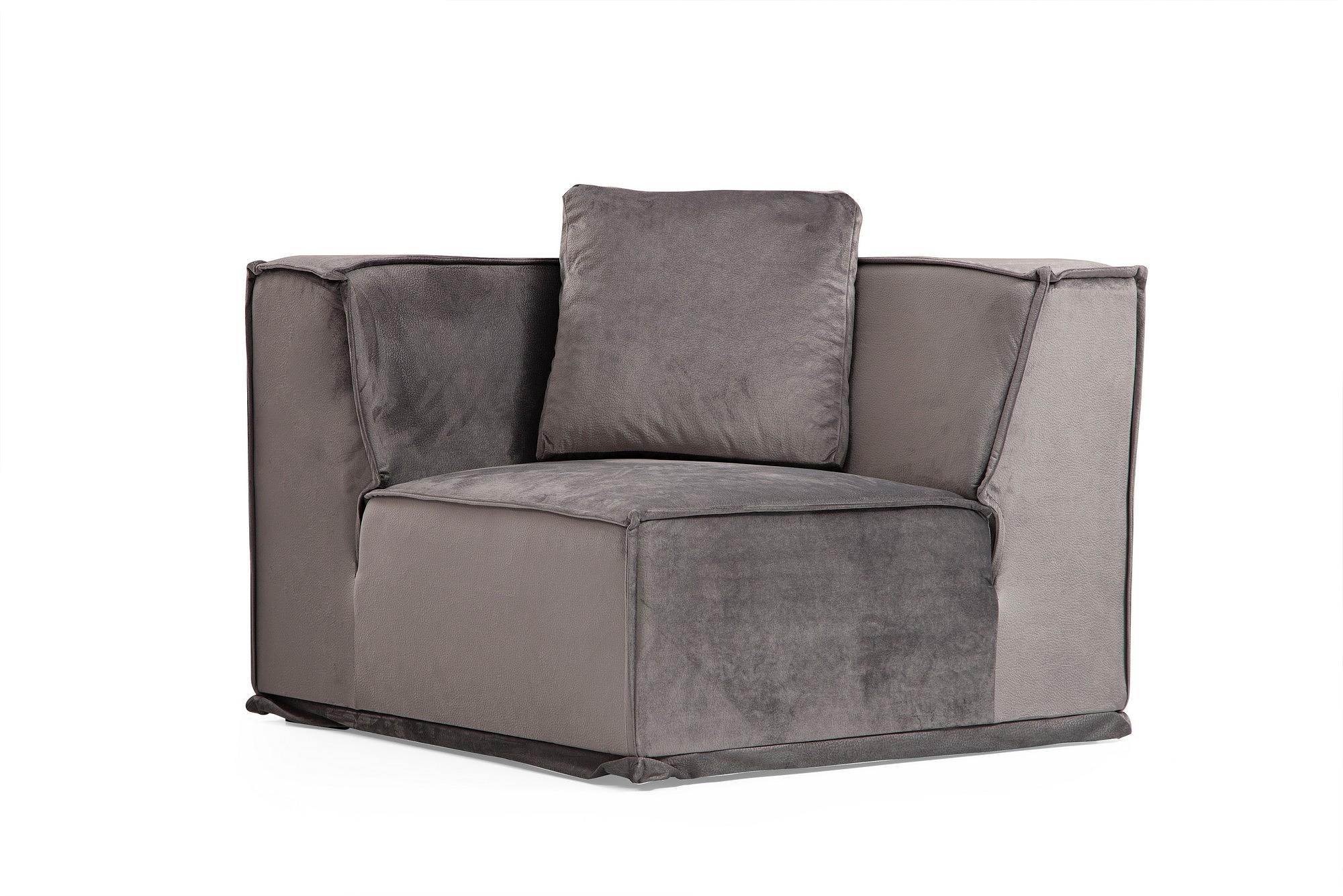 Lego 5 corner sofa grey 4