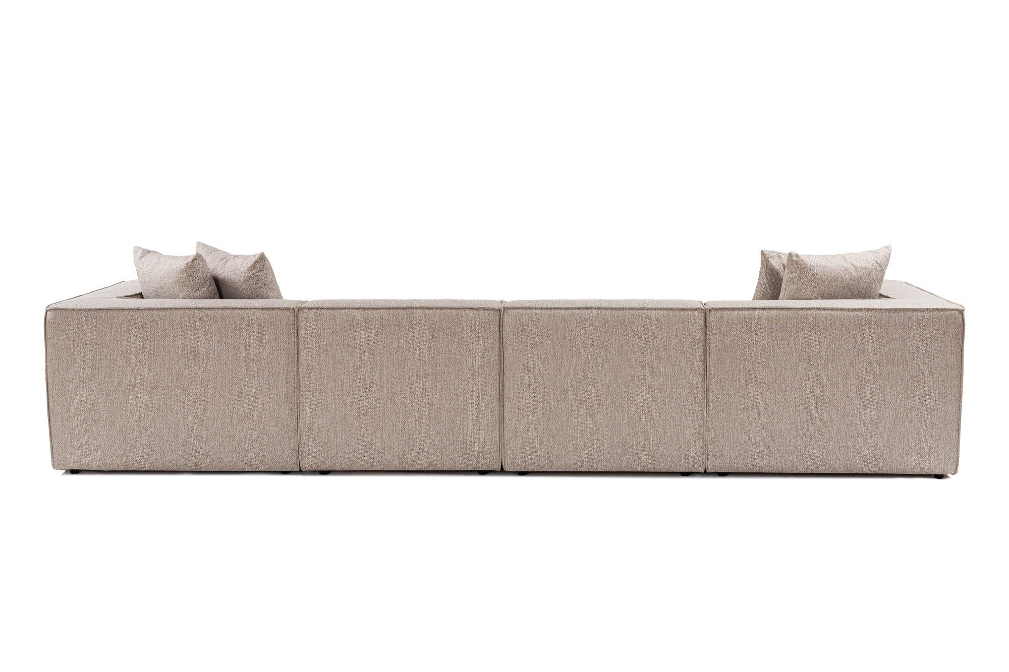 Sora Corner Sofa Beige 6