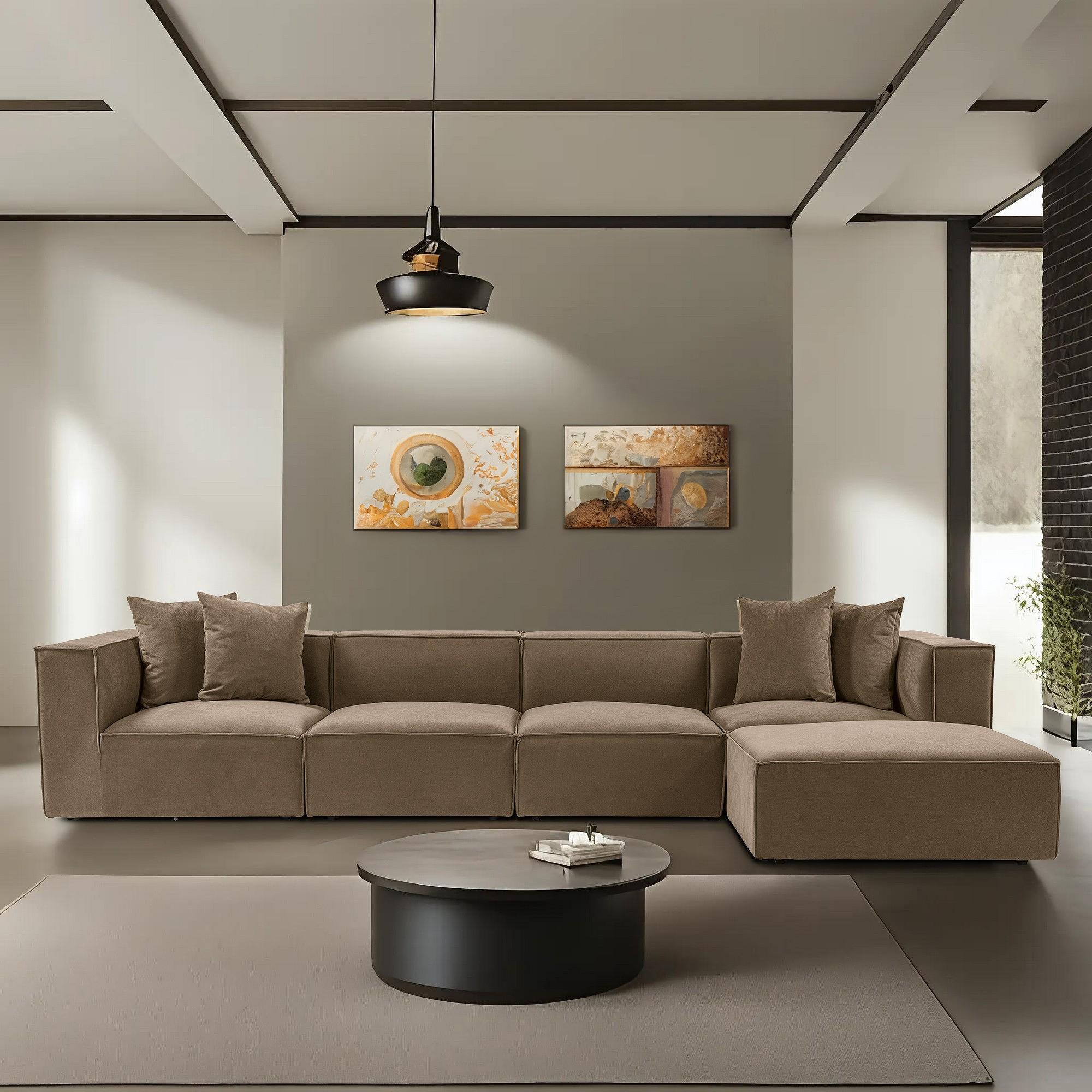 Sora Ecksofa Braun 1