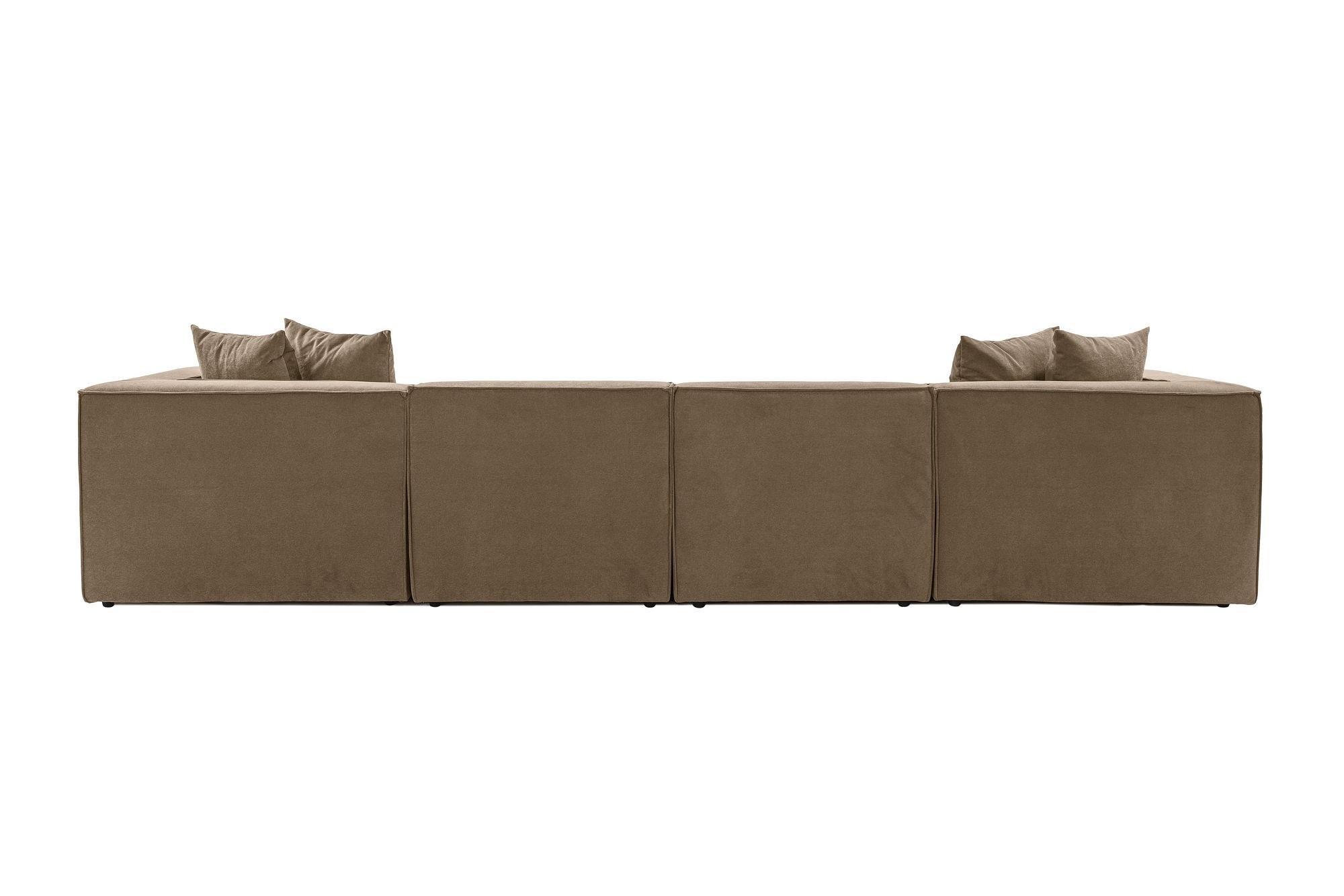 Sofa Corner Brown 8