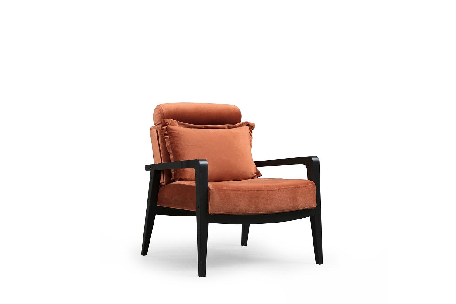 Apollo armchair cinnamon brown 4