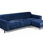 Image Corner Sofa Right Navy Blue 9