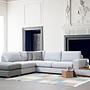 Loop 3 Ecksofa Grau 1