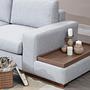 Loop 3 Ecksofa Grau 3