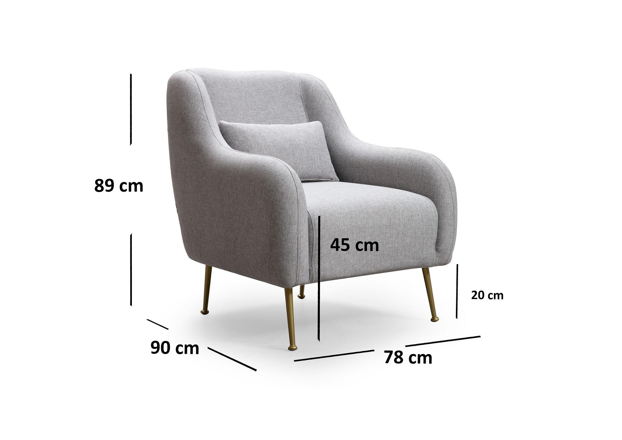 Sevilla Armchair Grey 3