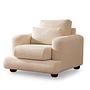 River 1-Sitzer Sofa Beige 0
