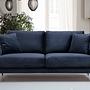 Papira 2-seater sofa Navy blue 1