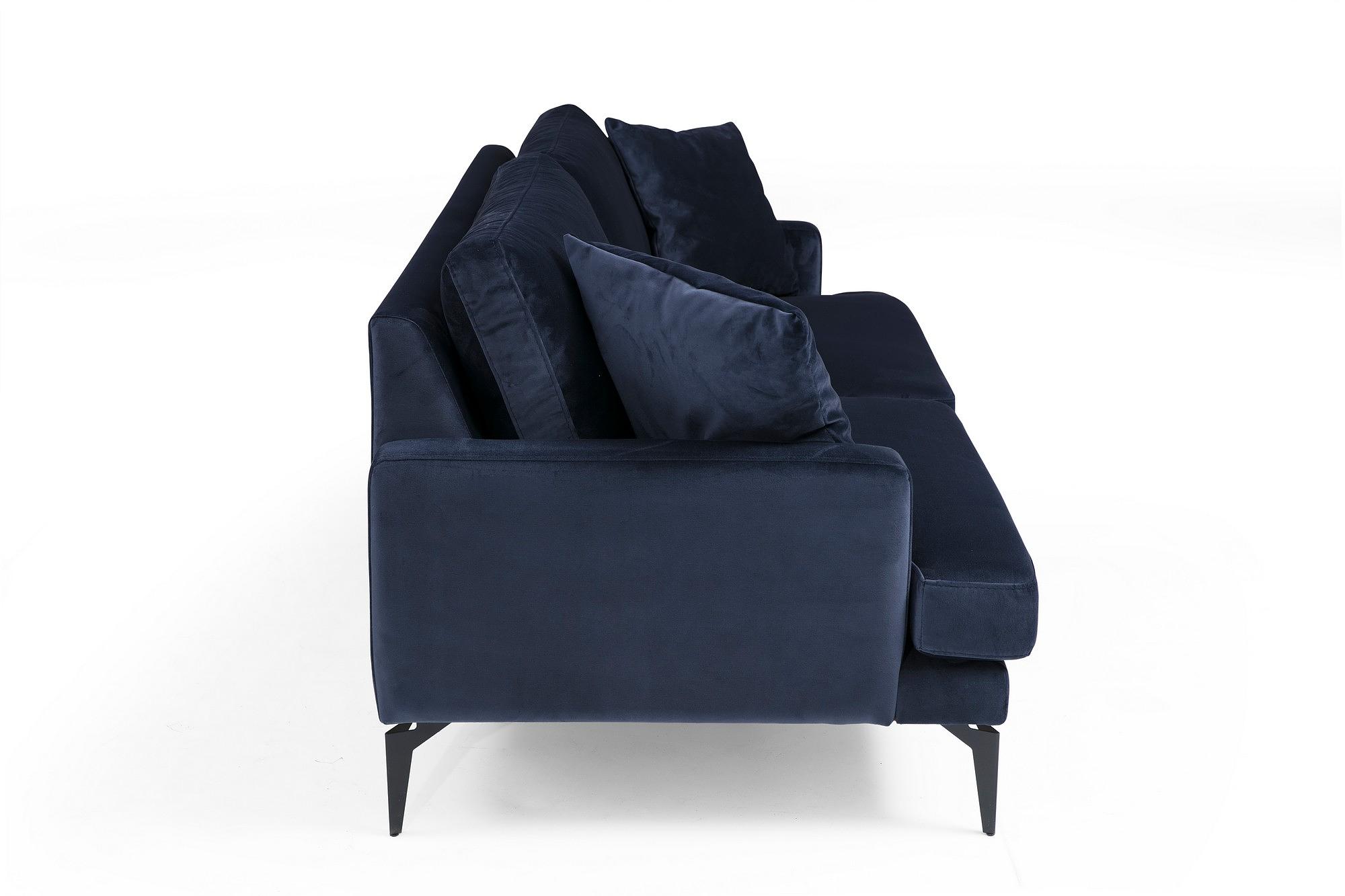 Papira 2-seater sofa Navy blue 6