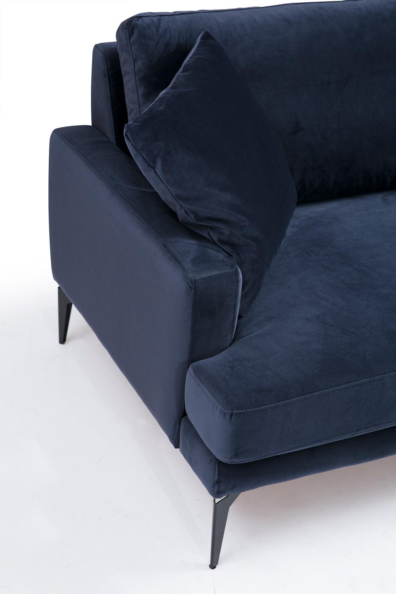 Papira 2-seater sofa Navy blue 5