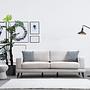 Nordic 3-Seater Sofa Beige 1