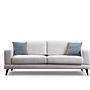 Nordic 3-Seater Sofa Beige 4