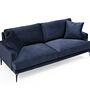 Papira 2-seater sofa Navy blue 4