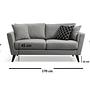 Mayorka 2-seater sofa Gray 3