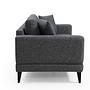 Nordic 2-Seater Sofa Grey 6