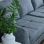 Tempo Ecksofa Rechts Grau 2