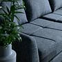 Tempo Ecksofa Rechts Grau 3